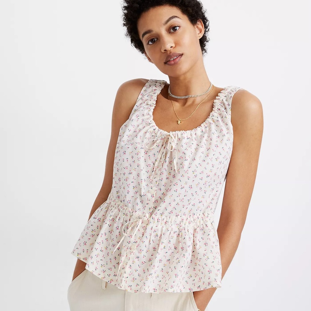 Madewell Drawstring Tank Top